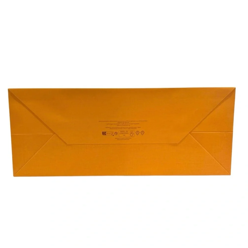 AUTHENTIC LOUIS VUITTON Gift bag Luxury Designer Presentation Orange Blue - Picture 8 of 10